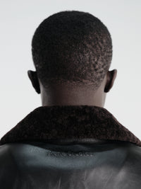 Acne Studios - Lecto Shearling Collar in Black