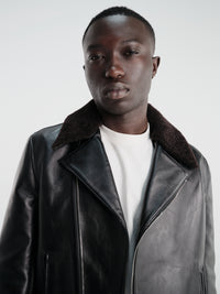 Acne Studios - Lecto Shearling Collar in Black