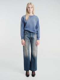 Acne Studios - Sprayed Logo Sweatshirt in Navy