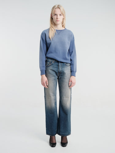 Acne Studios - Sprayed Logo Sweatshirt in Navy