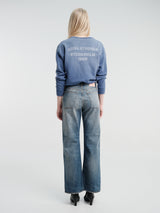 Acne Studios - Sprayed Logo Sweatshirt in Navy