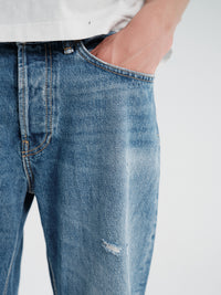 Acne Studios - 2010M Regular Fit Jeans in Mid Blue