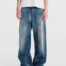 Acne Studios - 1981 U Trafalgar Jeans in Mid Blue