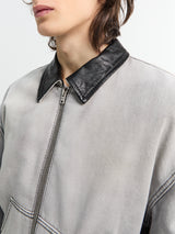 Acne Studios - Faded Denim Jacket in White and Black