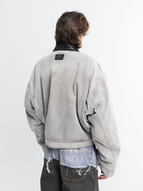 Acne Studios - Faded Denim Jacket in White and Black