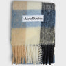 Acne Studios - Vally Checked Scarf in Blue, Beige and Black