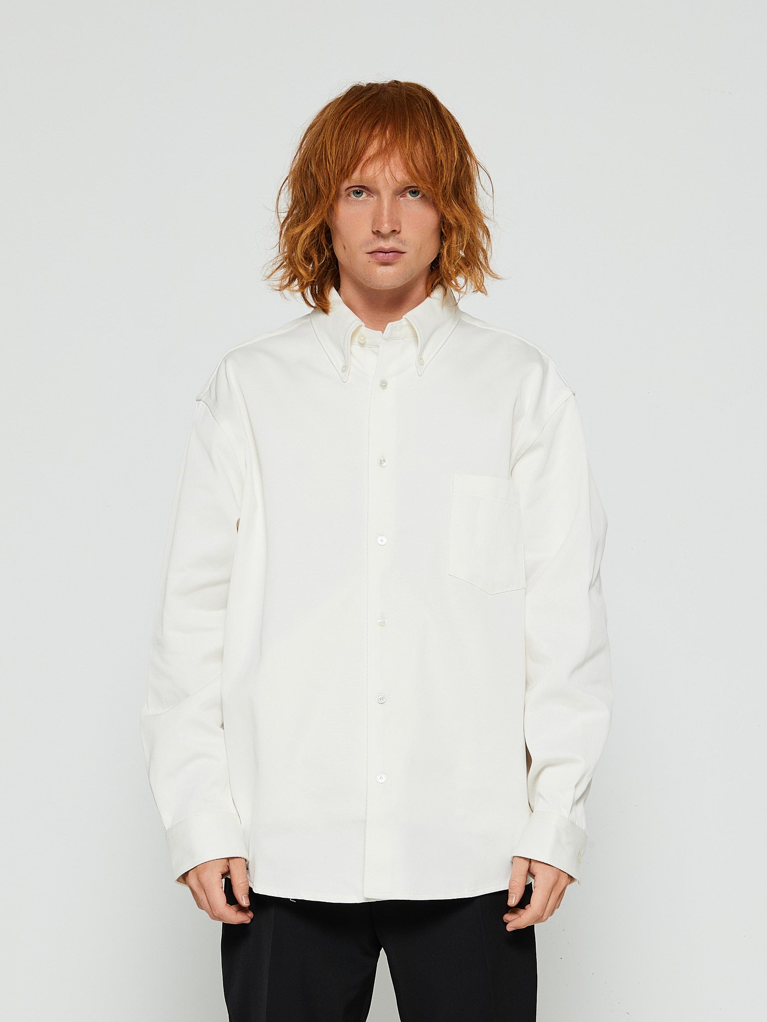 Acne Studios - Button-Up Overshirt in White