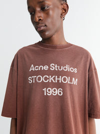 Acne Studios - Relaxed Fit T-Shirt in Chocolate Brown