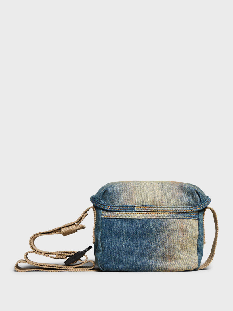 Acne Studios - Mini messenger bag - Light blue/beige