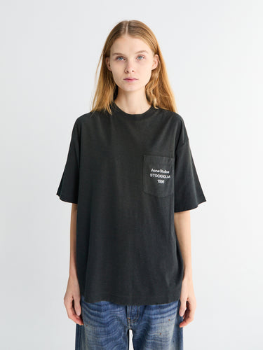 Acne Studios - FN-UX-TSHI000289 T-Shirt in Faded Black
