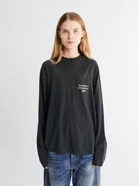 Acne Studios - Relaxed Fit Logo T-Shirt in Faded Black