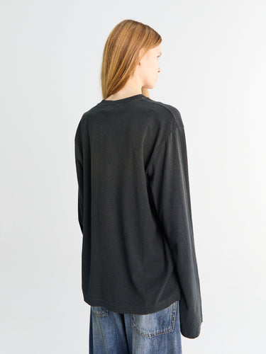 Relaxed Fit Logo T-Shirt in Faded Black