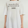 Acne Studios - Relaxed Fit Logo T-Shirt in Dusty White