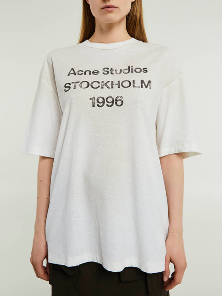 Acne Studios 1996 ロンT ホワイト Acne Studios 長袖 Tシャツ ロンT カットソー 1996 ホワイト