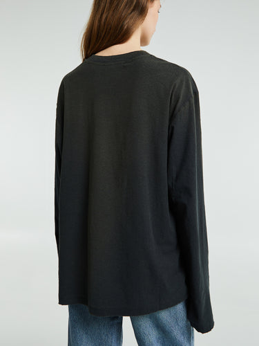 Acne Studios - Relaxed Fit Logo T-Shirt in Faded Black