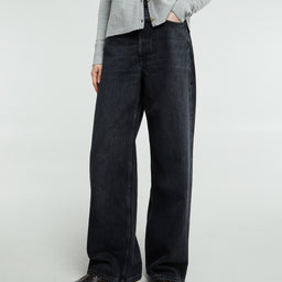 1981F Baggy Fit Jeans in Vintage Black
