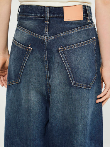 Acne Studios - 2023F Super Baggy Jeans in Broadway Mid Blue