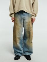 Acne Studios - 2023M Super Baggy Fit Jeans in Penicillin