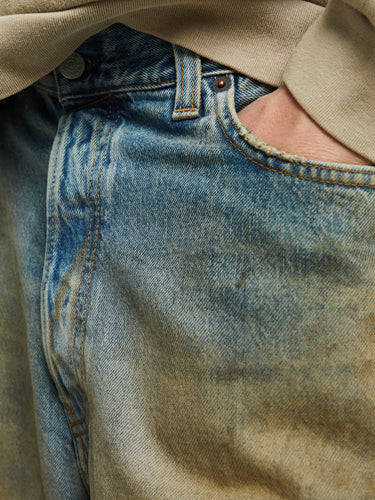 Acne Studios - 2023M Super Baggy Fit Jeans in Penicillin