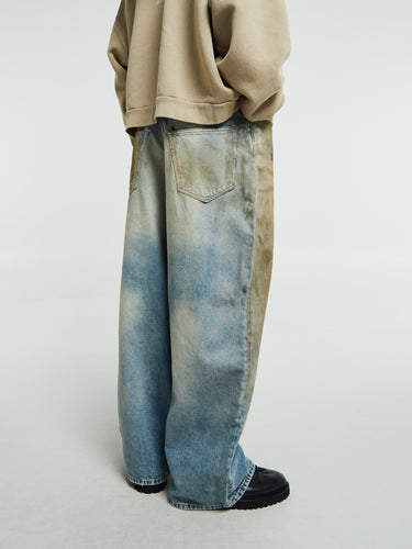 Acne Studios - 2023M Super Baggy Fit Jeans in Penicillin