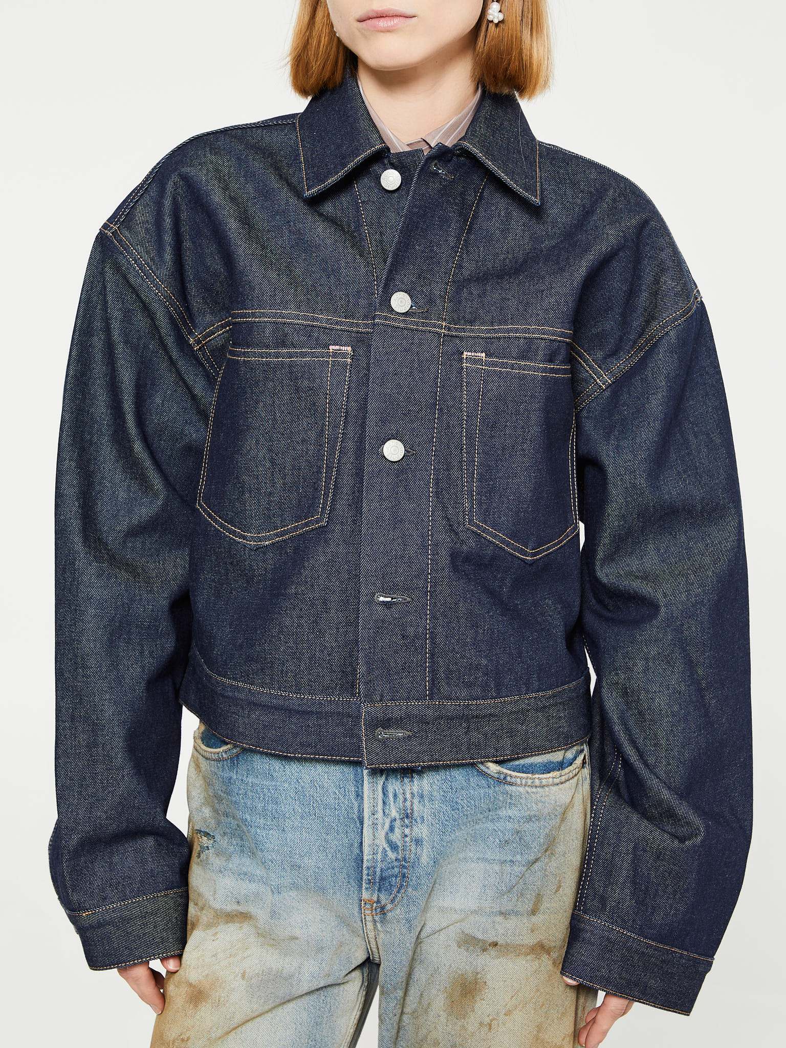 Acne Studios - Marko U Denim Jacket in Indigo Blue