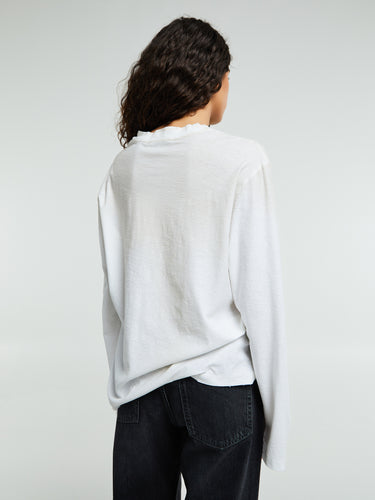 Acne Studios - Relaxed fit Logo T-shirt in Dusty White