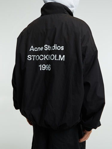 Acne Studios - Logo Zipper Jacket in Black