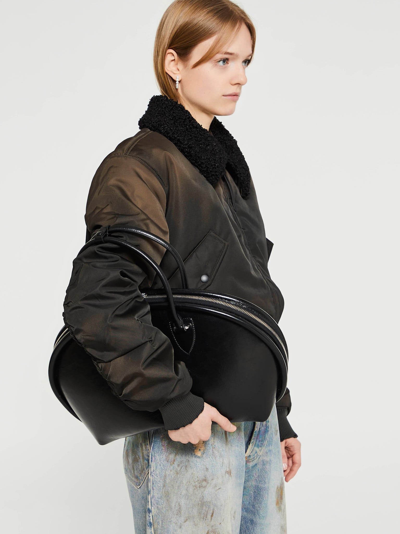 Acne Studios - Bowlina Shoulder Bag in Black