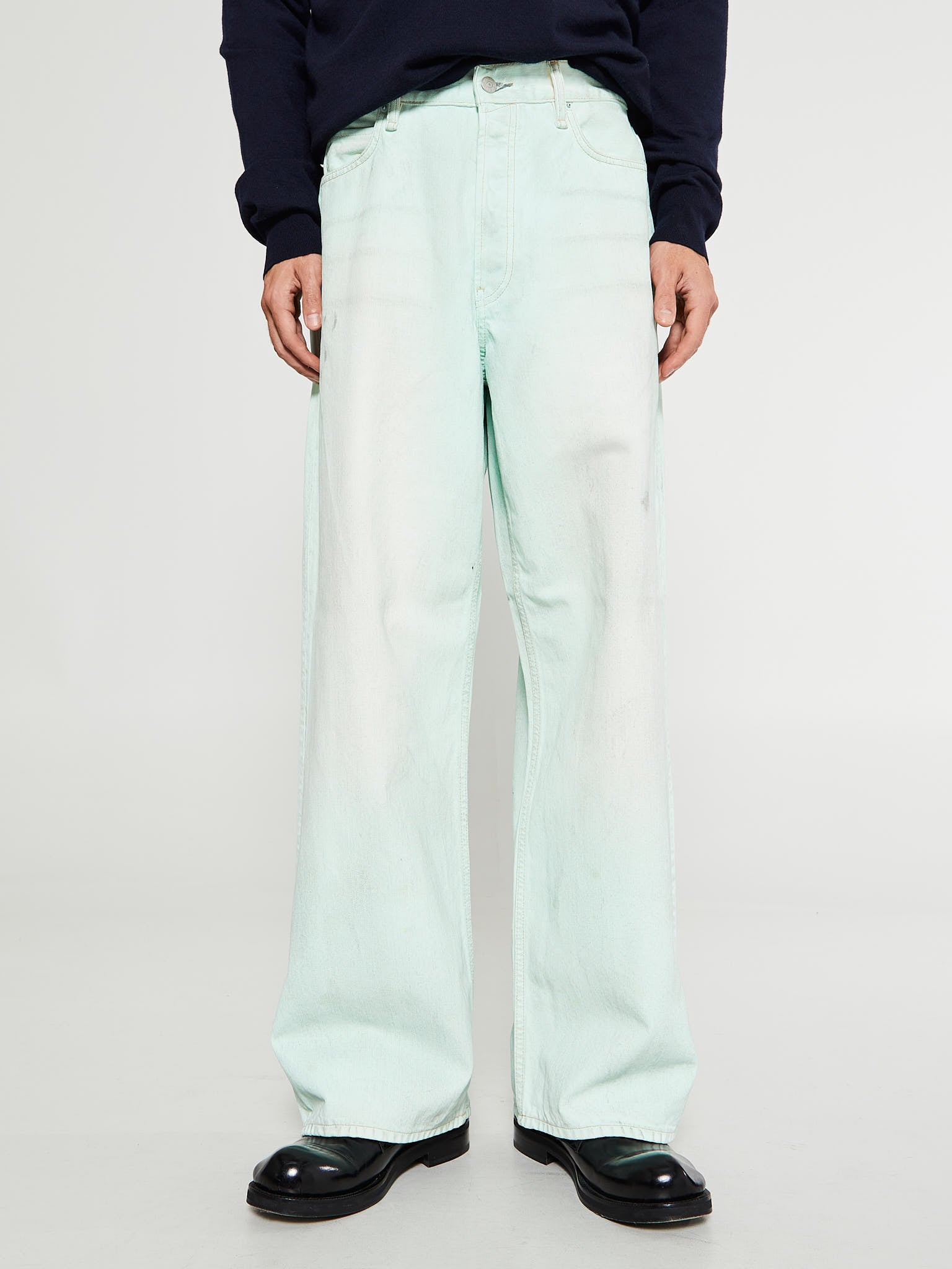 Acne Studios - 1981M FN Jeans in Traffic Mint Glow