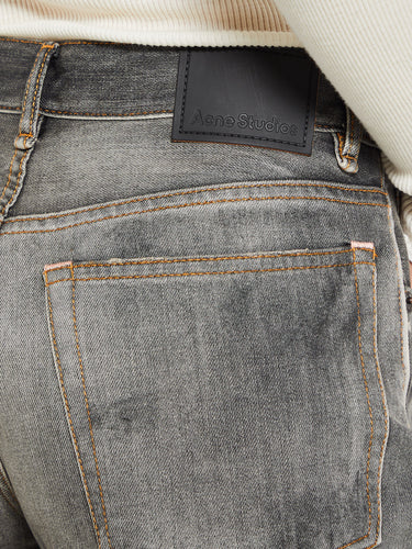 Acne Studios - 2021F Loose Fit Jeans in Black Trafalgar
