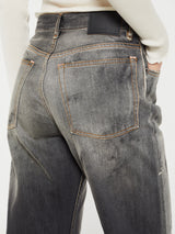 Acne Studios - 2021F Loose Fit Jeans in Black Trafalgar
