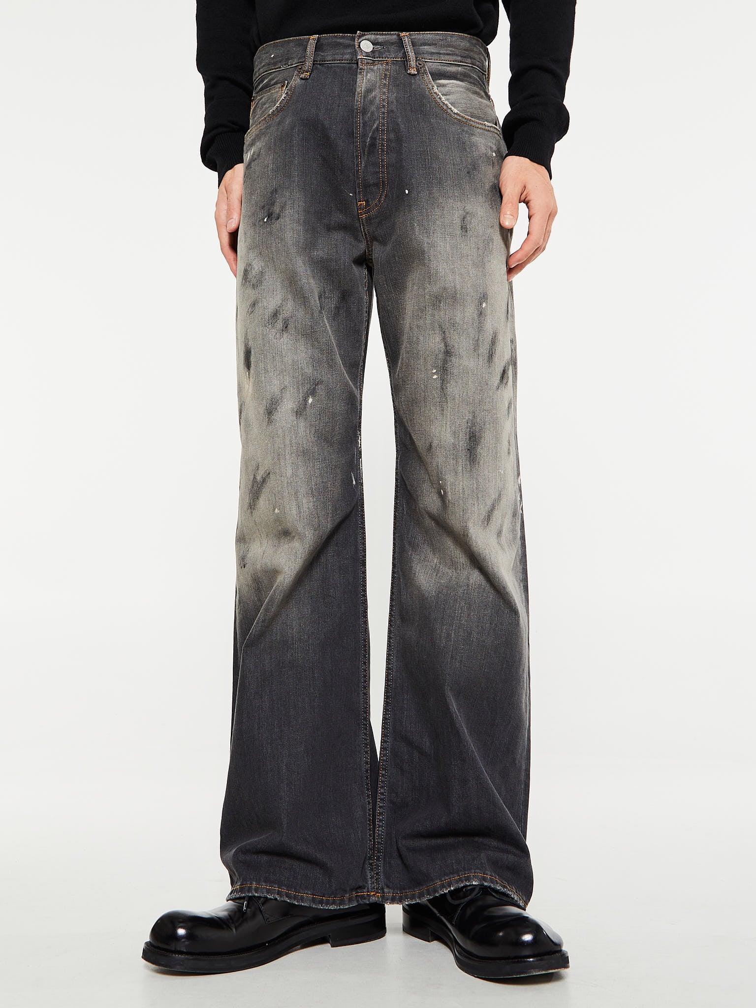 Acne Studios - 2021M Jeans in Black Trafalgar