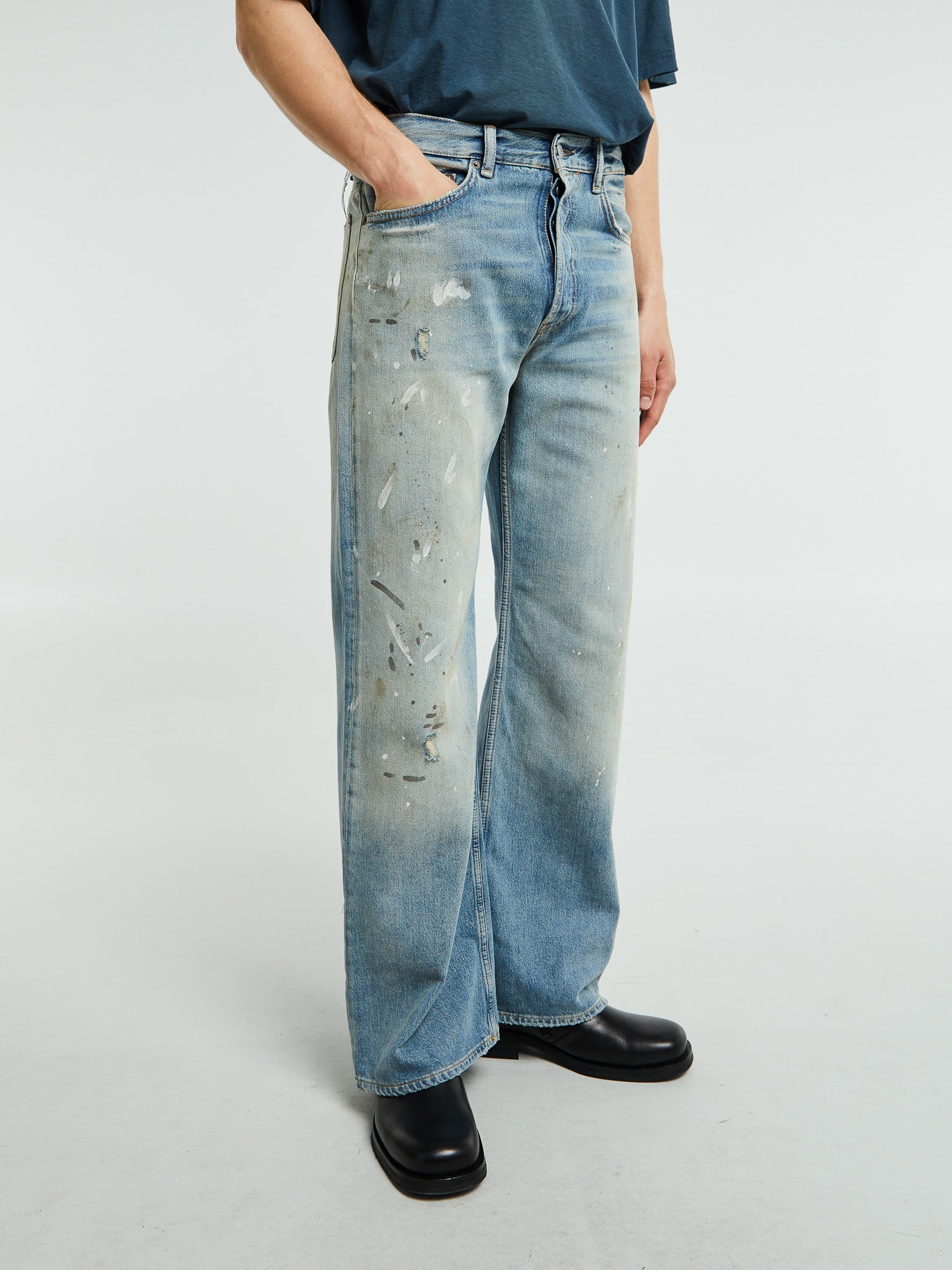Acne Studios - 2021M Trafalgar Jeans in Light Blue