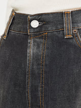 Acne Studios - 2023F Super Baggy Fit Jeans in Black Trafalgar