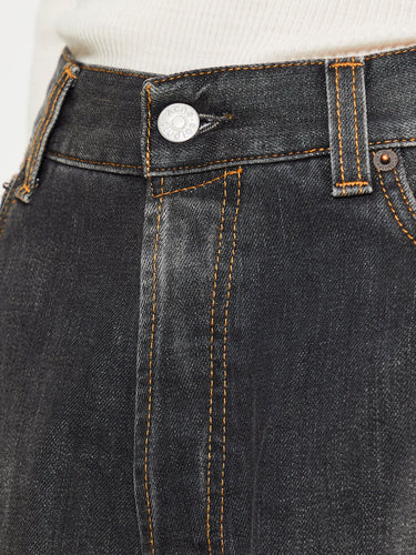 Acne Studios - 2023F Super Baggy Fit Jeans in Black Trafalgar