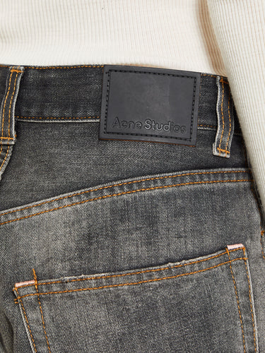 Acne Studios - 2023F Super Baggy Fit Jeans in Black Trafalgar