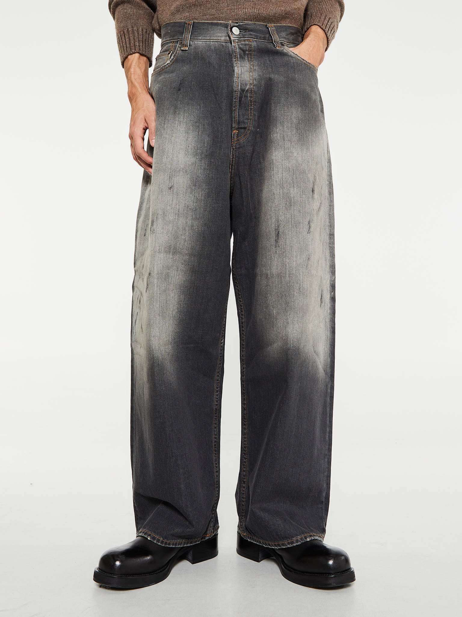 Acne Studios - 2023M FN Jeans in Black Trafalgar