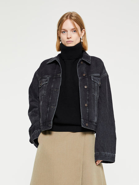 Acne studious 新品 pink denim jacket - メルカリ