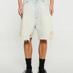 Acne Studios - Shorts in Light Blue and White