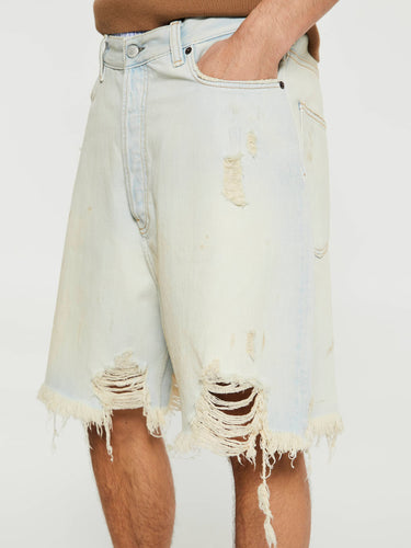 Acne Studios - Shorts in Light Blue and White