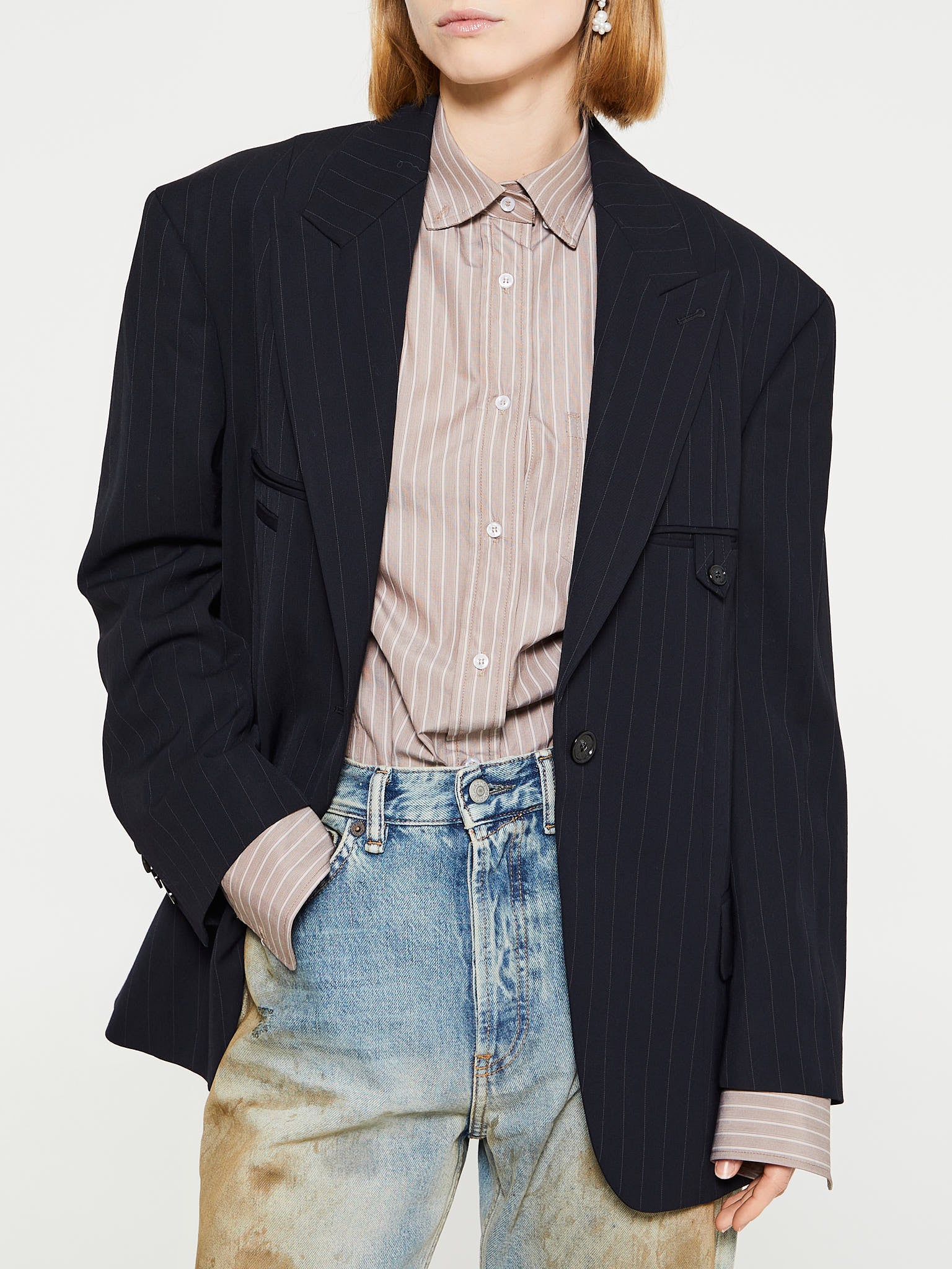 Acne Studios - Suit Jacket in Navy Blue