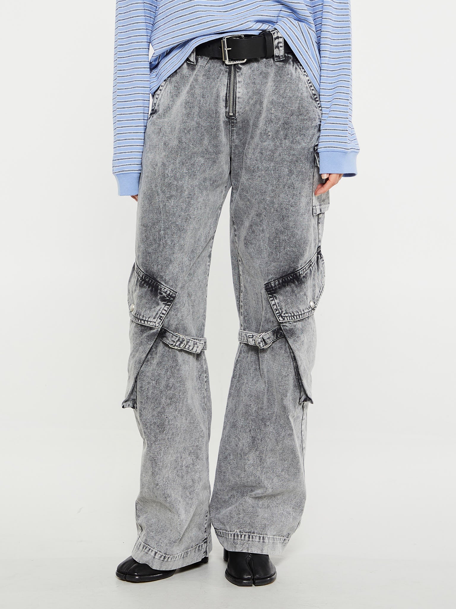 Acne Studios - Trousers in Washed Anthracite