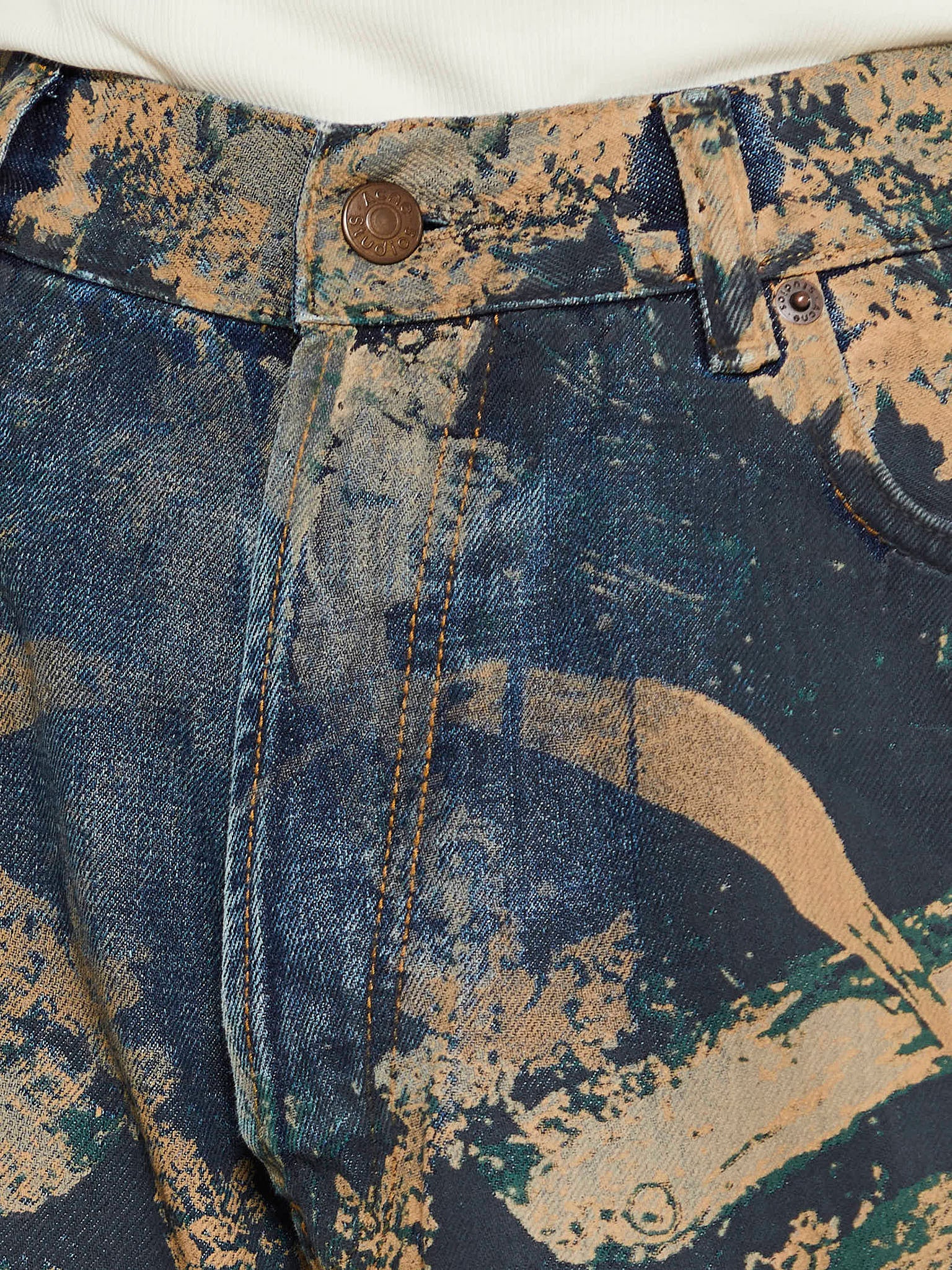 Acne Studios - 2023 Super Baggy Jeans in Mossy Oak