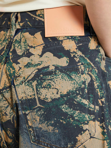 Acne Studios - 2023 Super Baggy Jeans in Mossy Oak