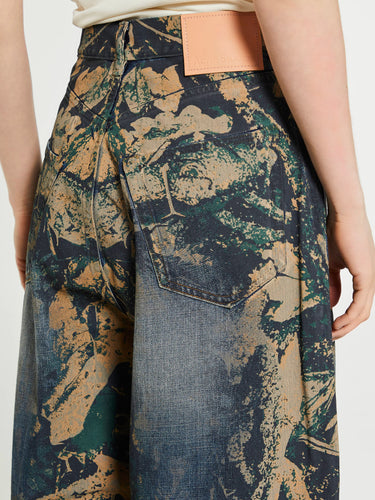 Acne Studios - 2023 Super Baggy Jeans in Mossy Oak