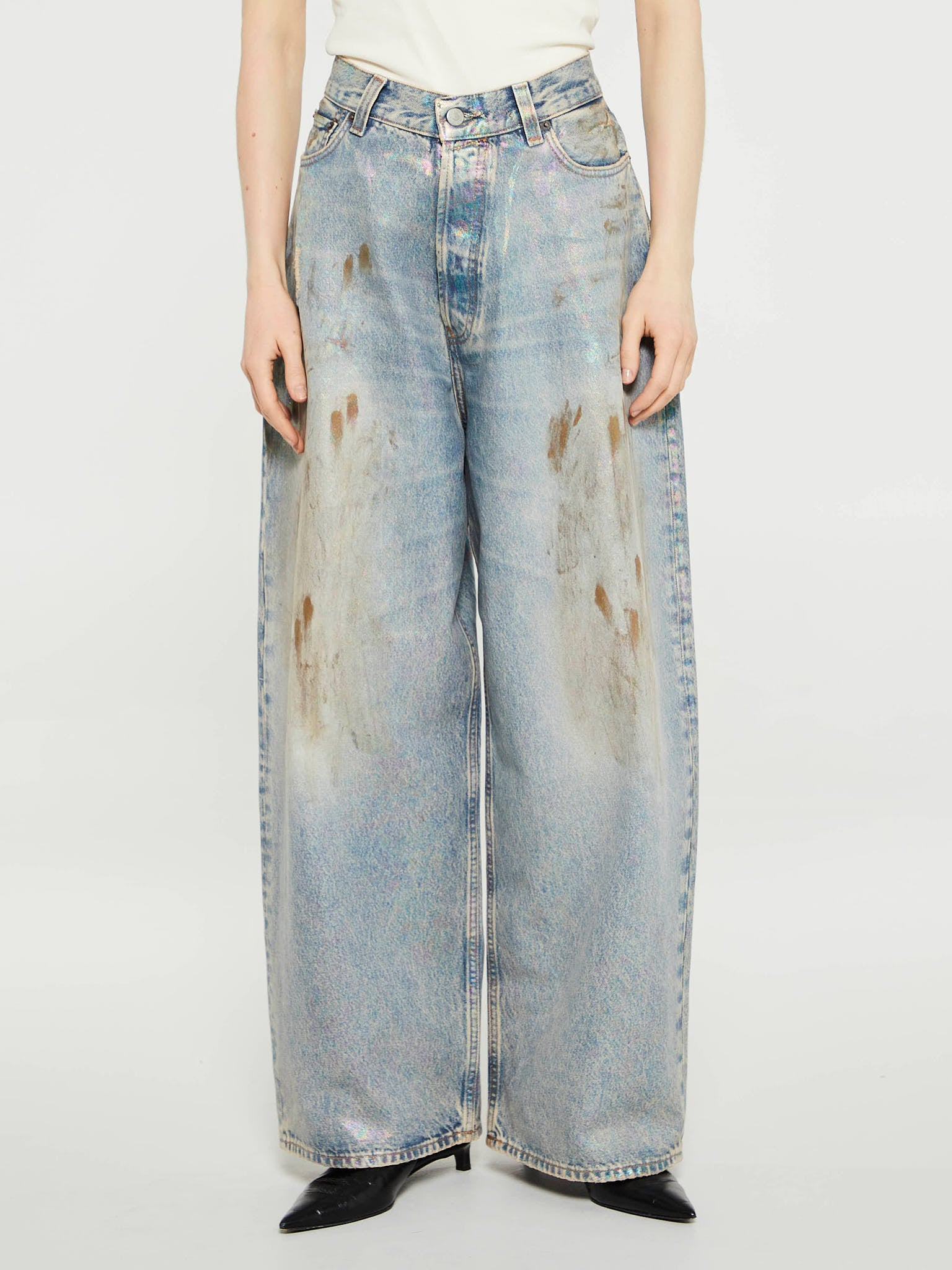 Acne Studios - 2023 Super Baggy Jeans in Dirty Halo