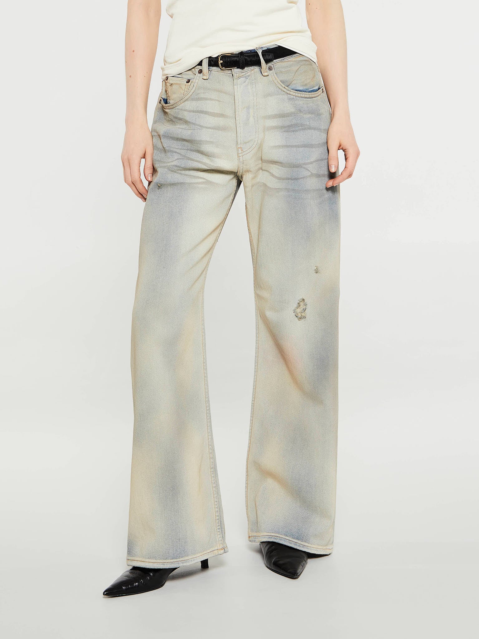 Acne Studios - 2021F Loose Fit Jeans in Carver Light Blue