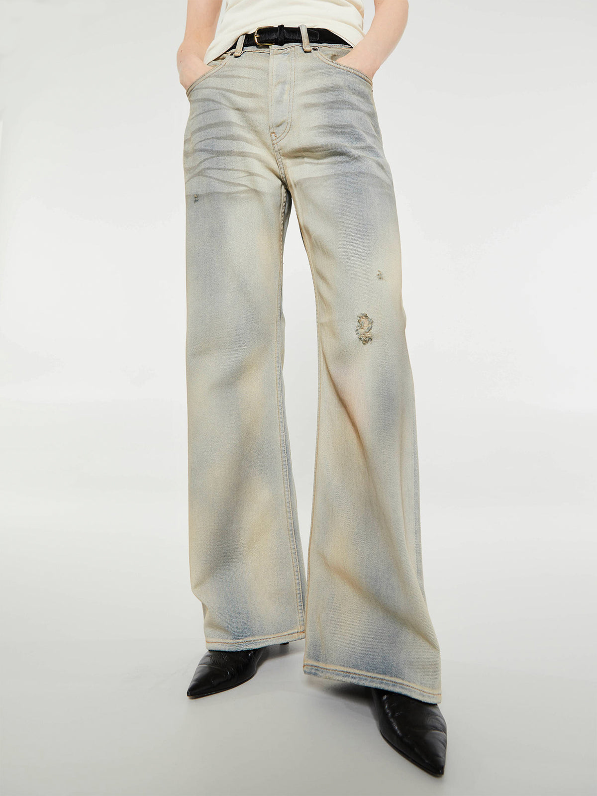 Acne Studios - 2021F Loose Fit Jeans in Carver Light Blue