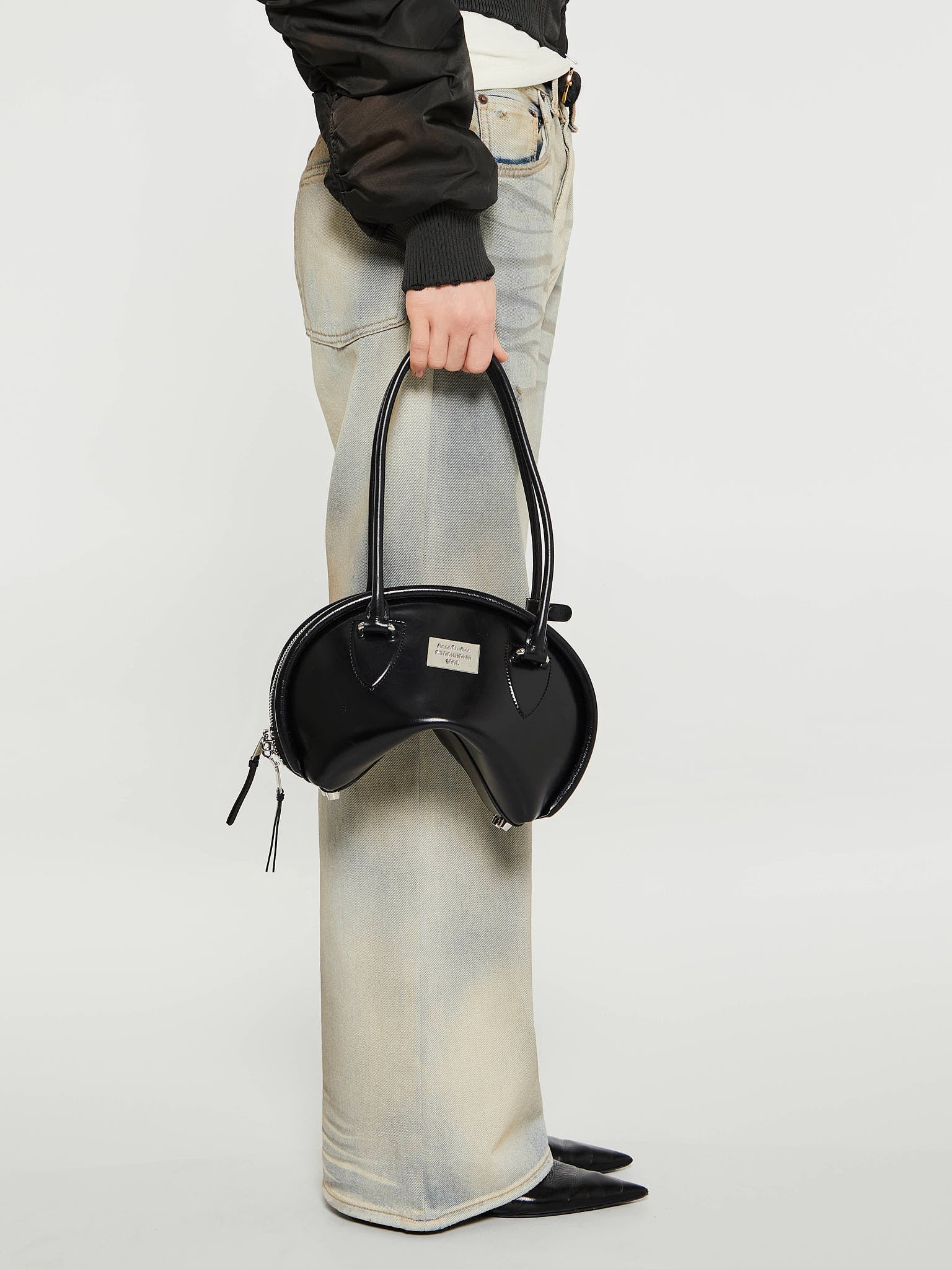 Acne Studios - Bowlina Mini Shoulder Bag in Black