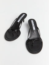 Acne Studios - Leather Kitten Heels in Black